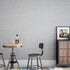 Fabric Peel and Stick Wallpaper, Gray Faux Grasscloth, 17.8 x 197 Removable Contact Paper