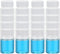 PATIKIL 20 Pcs 50ml Reagent Bottles, PET Wide Mouth Round Bottles with Screw Cap, Transparent