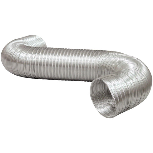 Deflecto Dryer Vent Hose, 96.0 Length, Aluminum