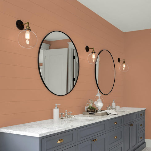 1 Glidden Total Interior Wall Paint & Primer All-in-One, Honey Graham/Orange, Eggshell, Gallon