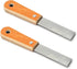 Utoolmart Putty Scraper, 1" Cr-V Steel Stiff Putty Knives with Wooden Handle, 2Pcs