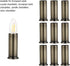 12pcs E12 OSALADI Candle Chandelier Sleeves Lamp Candle Sleeves Socket Covers Chandelier Candle Covers Decorative
