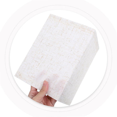 7.87X5.51X5.51 Inch CALLARON Detachable Square Lamp Shade Fabric Cover for Table and Floor Lamps Protective Cloth
