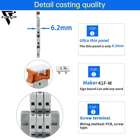 (2 Pcs) Electromechanical Relays, 6Amp Miniature 24VDC 24V AC HF41F/24-ZS, 1NO 1NC SPDT with Socket Base