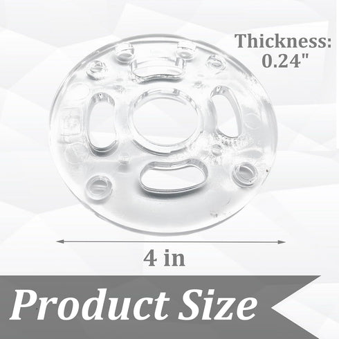 1 DNP613 DWP611,DCW600B PC Clear Round Sub Base Replaces Compatible with Compact Routers,Durable Router Base Plate