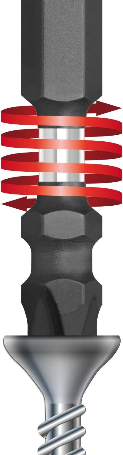 Impact Driving Accessory Set, 26-Piece, Industrial Strength, 1/4" Hex Shank