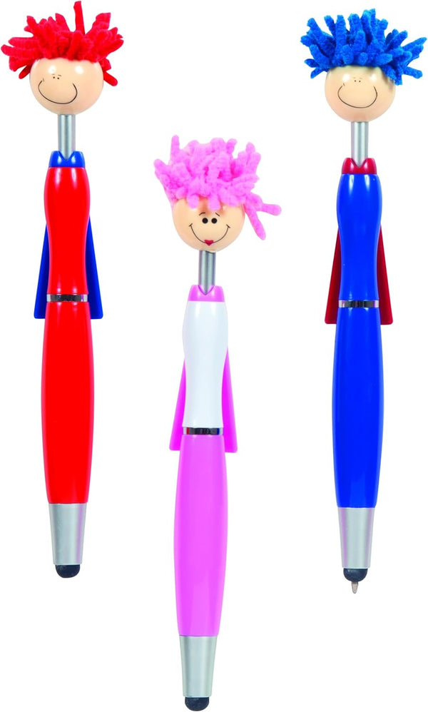 Raymond Geddes Super Hero Stylus & Ballpoint Pen Set With MOP Pencil