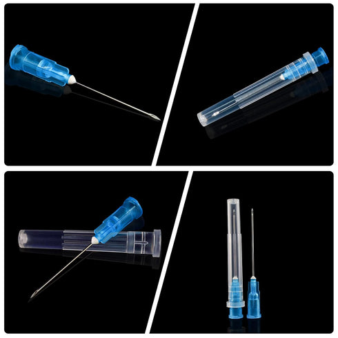 Pack of 100 Laboratory Tools, 23G Luer Lock 1 in