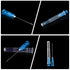 Pack of 100 Laboratory Tools, 23G Luer Lock 1 in
