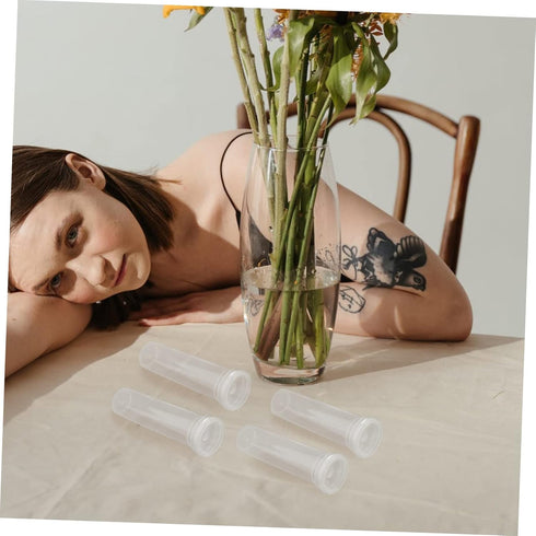 50Pcs BESPORTBLE Floral Water Tubes Durable Nutrition Tubes for Fresh Flowers Essential Florist Supplies for Flower
