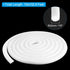 PATIKIL 7/8 Inch x 32.8 Feet Backer Rod for Gaps and Joints, Foam Rope Caulk Crack Joint Filler Roll Seal Weather Strip for Home Construction Car, White