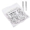 22AWG Wire Ferrules Kits - AWG22/0.5mm² White Insulated Crimp Pin Terminals for Electric, Industrial, Power Control