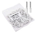 22AWG Wire Ferrules Kits - AWG22/0.5mm² White Insulated Crimp Pin Terminals for Electric, Industrial, Power Control