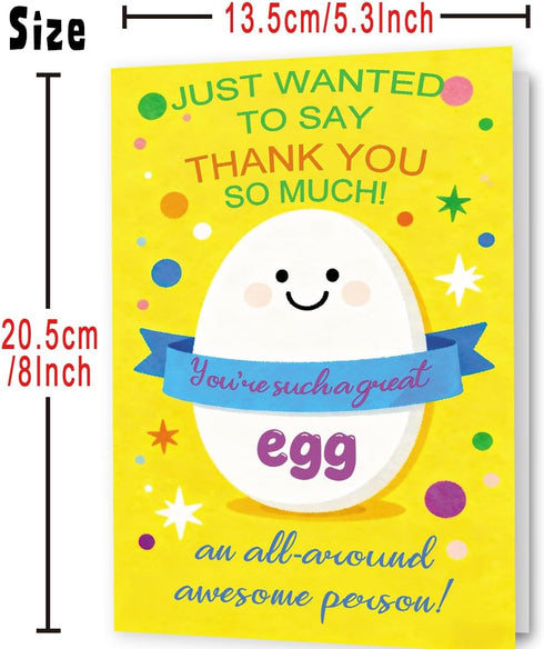 Members-8x5.3 Inches, Missonemi Thank You Card With Envelopes, Thank You Cards for Friends Colleagues Teachers Clients