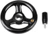Hand Wheel Three-Spoke Lathe Controller: Hand Crank Revolving Handwheel for Woodworking Industrial Machine Tools.