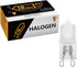 12Vmonster 10 Pack Q75/G9/FR/120V G9 75 120 T4 Bulb Frosted Lense JCD Watt Volt JD Type Halogen House Hold Light