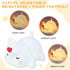 FRDEV 3-Level Dimmable, Elephant Night Light for Kids, Silicone Squishy Lamp with Touch Control Auto-Off Timer
