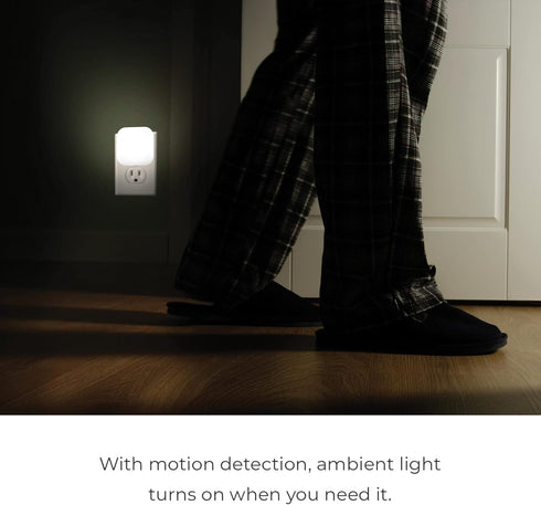 2000K 5000K GLOBE Electric Wi-Fi Smart Ambient Night Light with Motion Detection, No Hub Required, Voice Activated