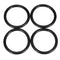 Bumper Fender Quick Release Fasteners Kit, Replacement Rubber Bands O-Rings (4-Pack)
