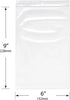 Plymor 6" x 9" Heavy Duty Zipper Reclosable Plastic Bags (Pack of 200), 4 Mil with Hang-Hole