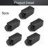 Othmro 5pcs Plastic Lab Chemical Reagent Bottles, 1000ml Wide Mouth Liquid/Solid Storage with Anti-theft Cap