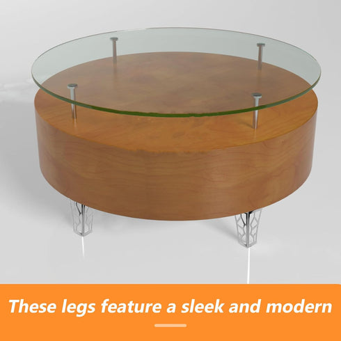 4pcs 10cm Cabilock Chrome Metal Furniture Legs with Hollow Patterned Design, Replacement Sofa and Cabinet Support Feet