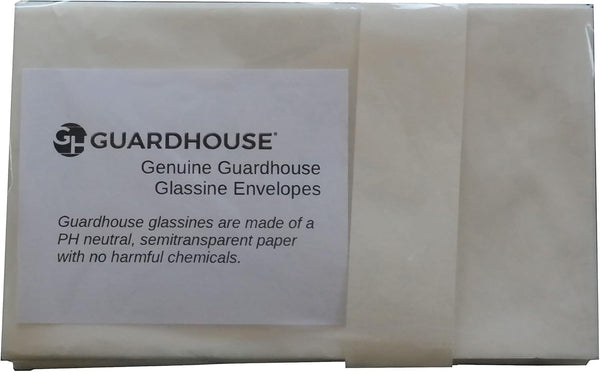 Guardhouse Glassine #4 Envelopes, 3 1/4 x 4 7/8” Pack of 300