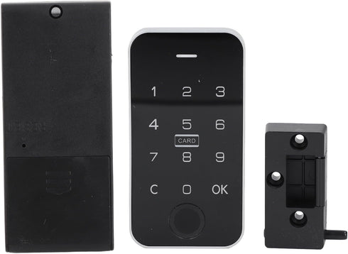 generic Electronic Smart Cabinet Lock with Fingerprint and Touch Keypad, Digital Security Keyless for Cabinet, Locker