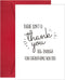 Ogeby Funny Thank You Card for Men Women, Lovely Thankful Greeting Card