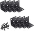 90 (40x40x40mm) Heavy Duty Stainless Steel Corner Bracket,ULIFESTAR L Shaped Shelf Bracket Degree Corner Brace Large