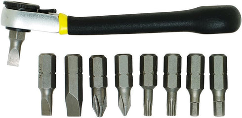 General Tools 80075 Nine-Piece Offset Ratchet Screwdriver Set