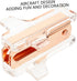 Ciieeo Heavy Duty Stapler - Multipurpose Tool with Office Staple Removers and Nail Puller, Rose Gold Handheld