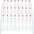 UKCOCO Wall Mounted Laboratory Drying Rack, 24 Pegs Metal Glassware Drying Rack for Laboratory