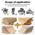 1/2 3-1/2-Inch Bevel Raised Panel Router Bits Shank for Cabinet Door, Diameter, Shaker Raised Cabinet Door Making Frame