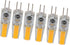 Mokernali 6 G4 Bulbs, 2W 110V G4 Bulbs, 180LM Bulb 3000K Pcs Light Bi-Pin LED Wall Lamp Chandelier Replacement Halogen