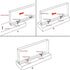 UtySty 20 Pack Furniture Panel Connector Bracket Invisible Slide-on Screw Hook Hidden Channel Mount Connection