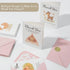 C2U 48 Pack Baby Shower Thank You Cards for Girl - with Envelopes & Gold Stickers,Baby Shower Greeting Cards Bulk