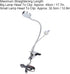 Zerodis Dimmable LED Desk Lamp, Adjustable USB Clip Desk Lamp with 10 Gear Double Head for Bedroom Reading