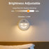 4 2 Pack 3000K Dimmable MY BEAUTY LIGHT Motion Sensor LED Night Light with Facial Expressions, Soft Warm White Hallway