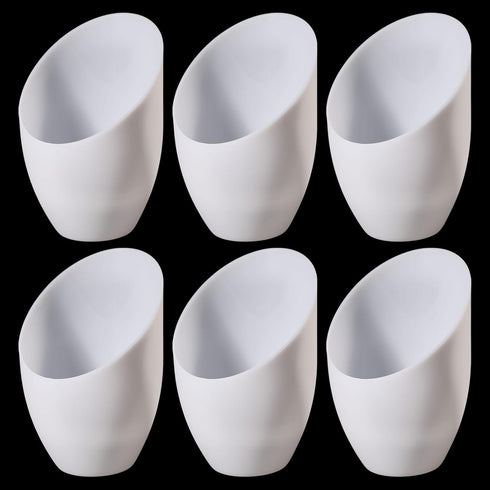 6 1.65 Inch/42mm CHGCRAFT PCS Plastic Lamp Shade Replacement Horseshoe Lampshade White Replacement Lamp Covers for LED