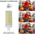G4 Bulbs Dimmable 10W(Equivalent 100W 6000K G4 Base,102 2835 SMD,Pack 4 LED Light to Halogen Replacement) Cool White