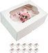 Global Sugar Art Bulk Cake Boxes, 45-Count Quarter Sheet Bulk Cake Box