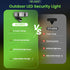120V, 3CCT 3000K/4000K/6500K Light,ETL,3 40W 4500LM ALUSSO Motion Sensor Outdoor Lights Hardwired(Not Solar),Flood