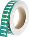 PATIKIL White on Green Arrow Tape Vinyl Stickers, 30mm/1.2" for Pipe Markers, 1 Roll