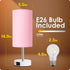 Yarra-Decor Desk Lamp with USB Port, Touch Control Desk Lamp with 3 Levels Brightness for Bedroom/Living Room/Dorm