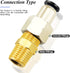TAILONZ PNEUMATIC Female Straight 5/16 Inch Tube OD x 1/8 Inch NPT Thread Push to Connect Fittings (Pack of 2)