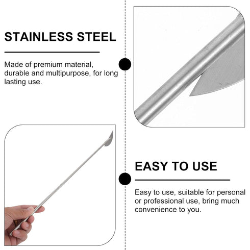 Stainless Steel Mixing Stirrer, Laboratory Stirring Rod for Chemistry Science Experimental Flask Mixing