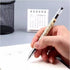 BEMLP Gel Ink Pen Extra Fine Point 0.35mm Black for Japanese Office School Stationery Supply, 12 Pieces
