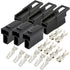 3-Pack Metri-Pack 56 Series 2-PIN 2-Conductor Connector Male and Female Terminal w/14-16 AWG