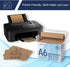 Marathon Office Supply A6 4.75 6.5 Inch 500 Pack MOS Kraft Envelopes x Brown Self-Seal Heavyweight Invitation Envelopes